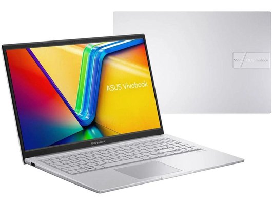 Ноутбук ASUS VivoBook X1504VA-BQ4060/90NB13Y2-M03600/Core i3-100U/16Gb/512Gb/15.6 FHD IPS/DOS серебристый